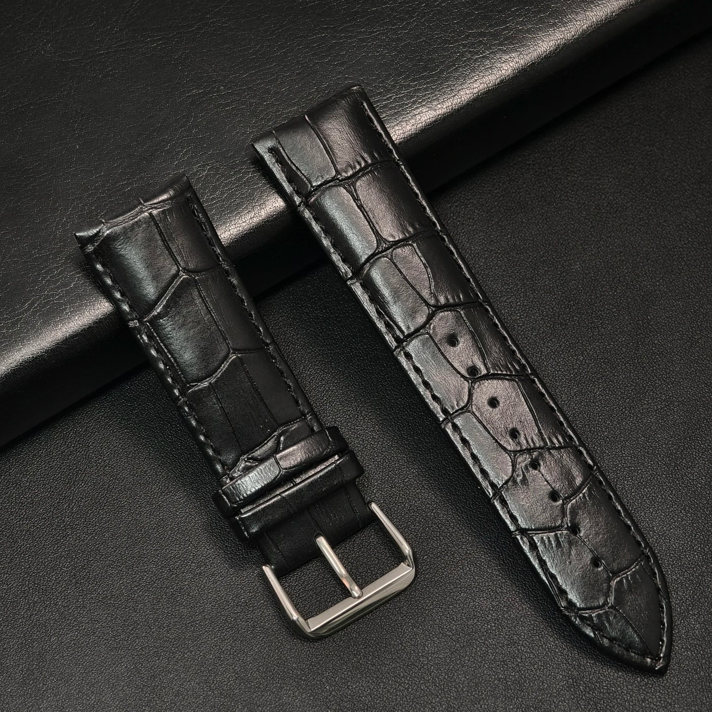 22mm 20mm Leather Strap For HUAWEI WATCH GT 4 46mm 4Pro GT3/2 Pro 42mm Soft Band For Samsung Galaxy Watch 7/6/5/4 40mm Wristband