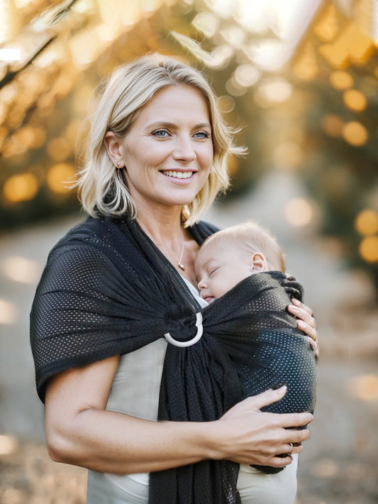 Baby Water Ring Sling Carrier | Lightweight Breathable Mesh Baby Wrap for Infant, Newborn, Kids and Toddlers