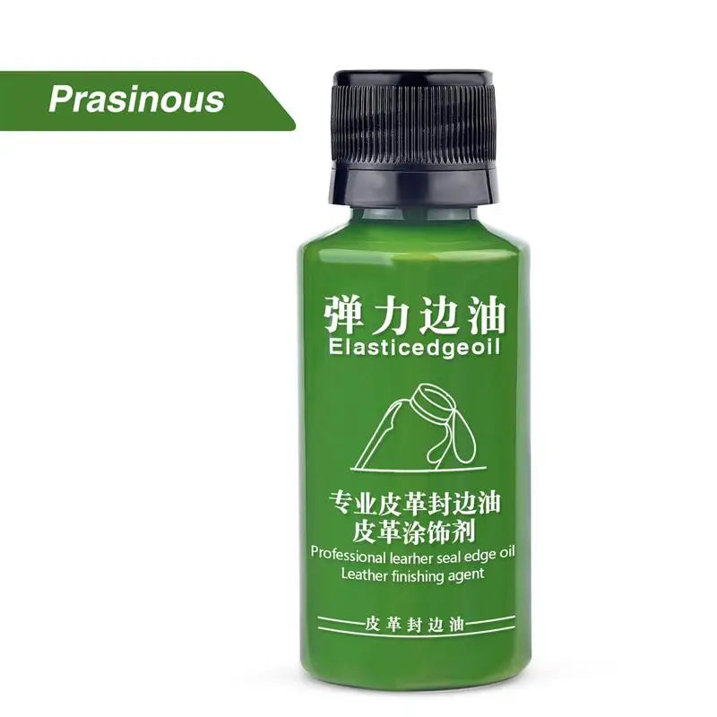 30ml Stretch Matte Elastic Edge Sealing Oil Leather Dye Coloring Coats Edges Repair Wrap Liquid DIY Leather Craft Paint Pigment