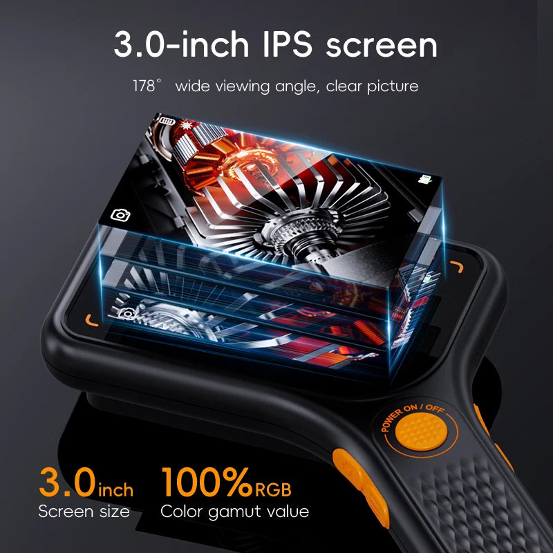 Digital Microscope Handheld 3.0 inch IPS Color Screen Autofocus 2MP Coin Video Microscopes 500x Magnification for Jewelry Watch