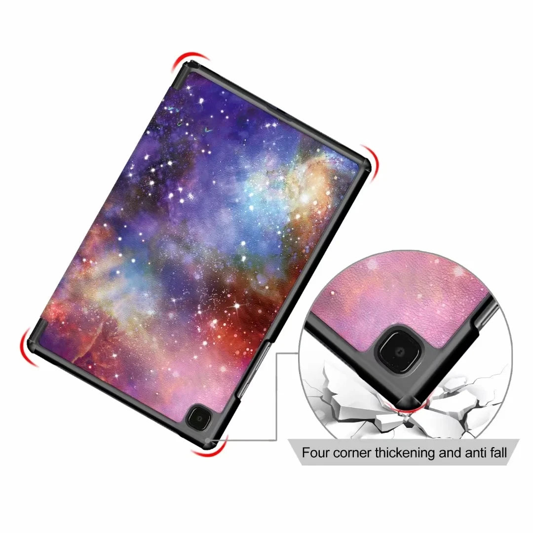 For Samsung Galaxy Tab S5e Case 10.5'' SM-T720/T725 2019 Auto Wake Sleep PU Leather Cover Slim Tri-Fold Stand Tablet Case Funda