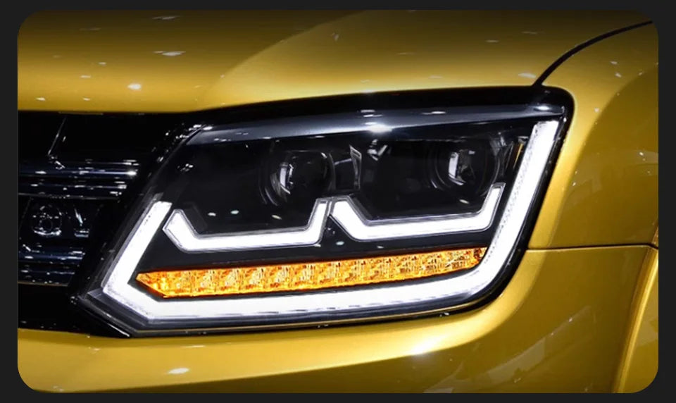 Car Lights for VW AMAROK LED Headlight 2010-2020 AMAROK Head Lamp Drl Dynamic Signal Projector Lens Automotive Accessories