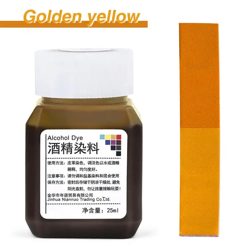 24 Color Leather Alcohol Dye Complete Set Of Diy Handmade Leather Cow Leather Dye Vegetable Tanned Leather Dye Alcohol Dye Water