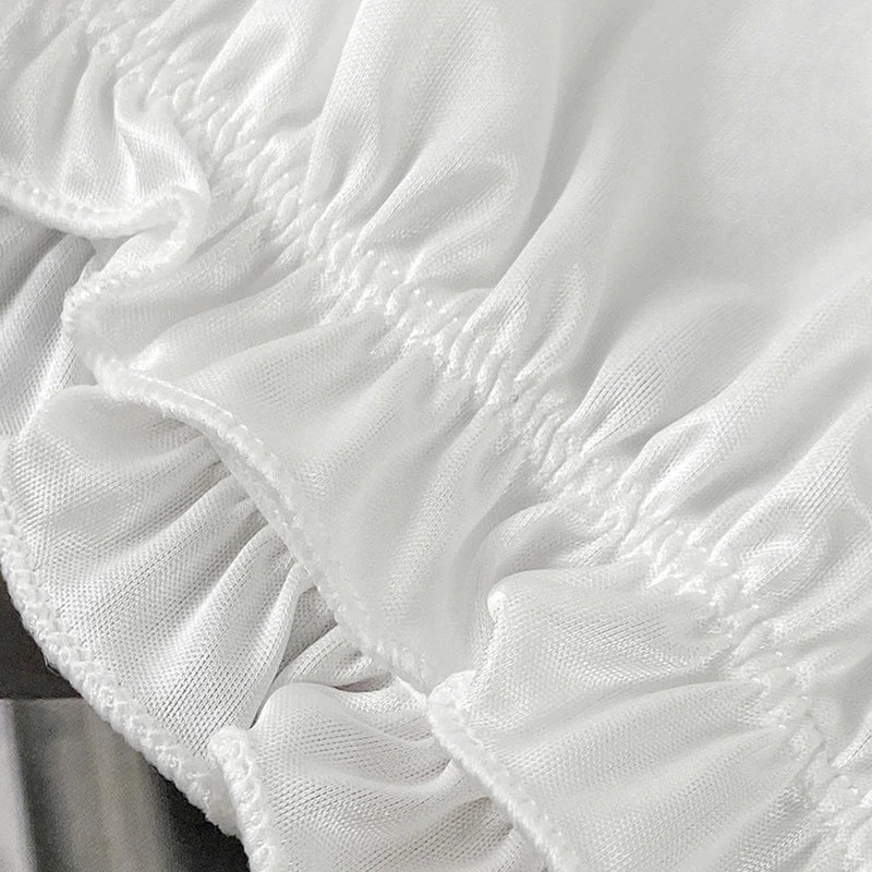 Summer Women's Shorts Ice Silk Underwear Frilly Light Pants Lolita JK Pumpkin Ruffle Bloomers Safety Pants Spodenki Damskie