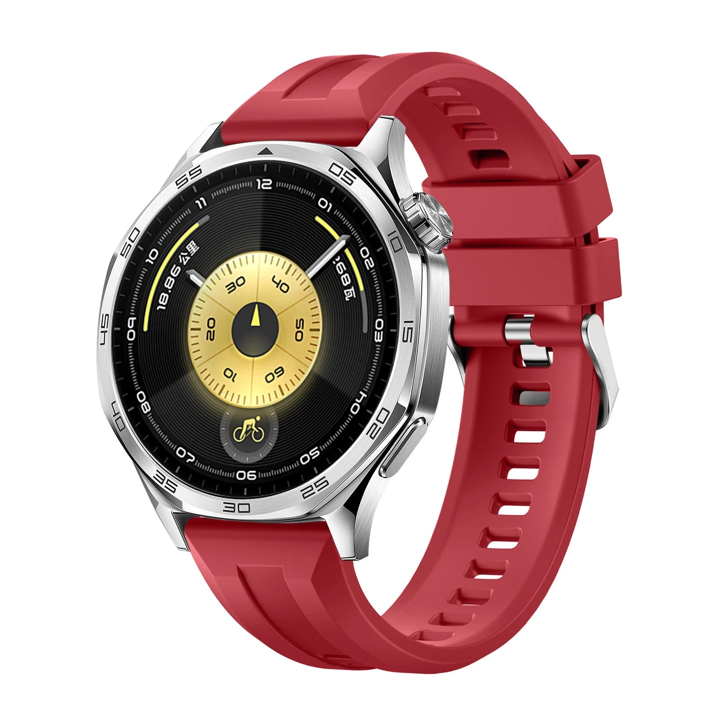 Official 22mm Strap For HUAWEI WATCH GT 6 5 4 46mm/Watch 4 5 Pro/WATCH GT 6 5 3 2 Pro 46 mm Composite Silicone Band Bracelet