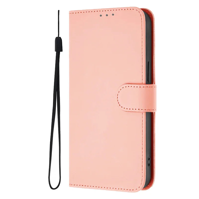 For Funda Tecno Camon 50 Pro 4G Case Candy Solid Color Flip Cover on for Tecno Camon 50 pro 4G CN5c Leather Phone Case Coque
