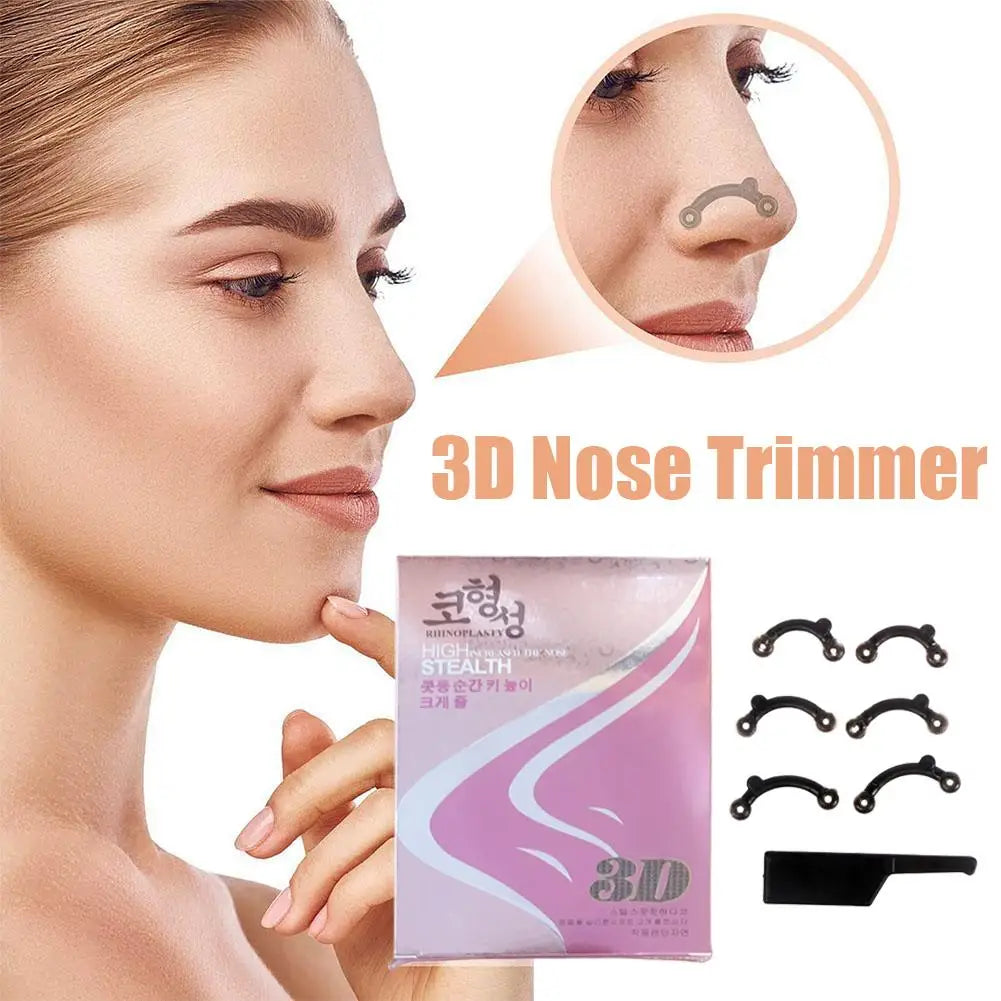 A set Beauty Nose Up Lifting Bridge Shaper Nose Clip Nose Bridge Straightening Nose Curler Massage Tool Nose Shaping Clip