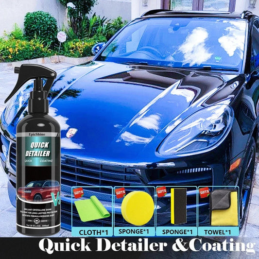 Car Ceramic Quick Detailer&Coating Spray Nano Hydrophobic Polish Scratch Repair Remover Paint Protection Crystal Wax  Auto Clean