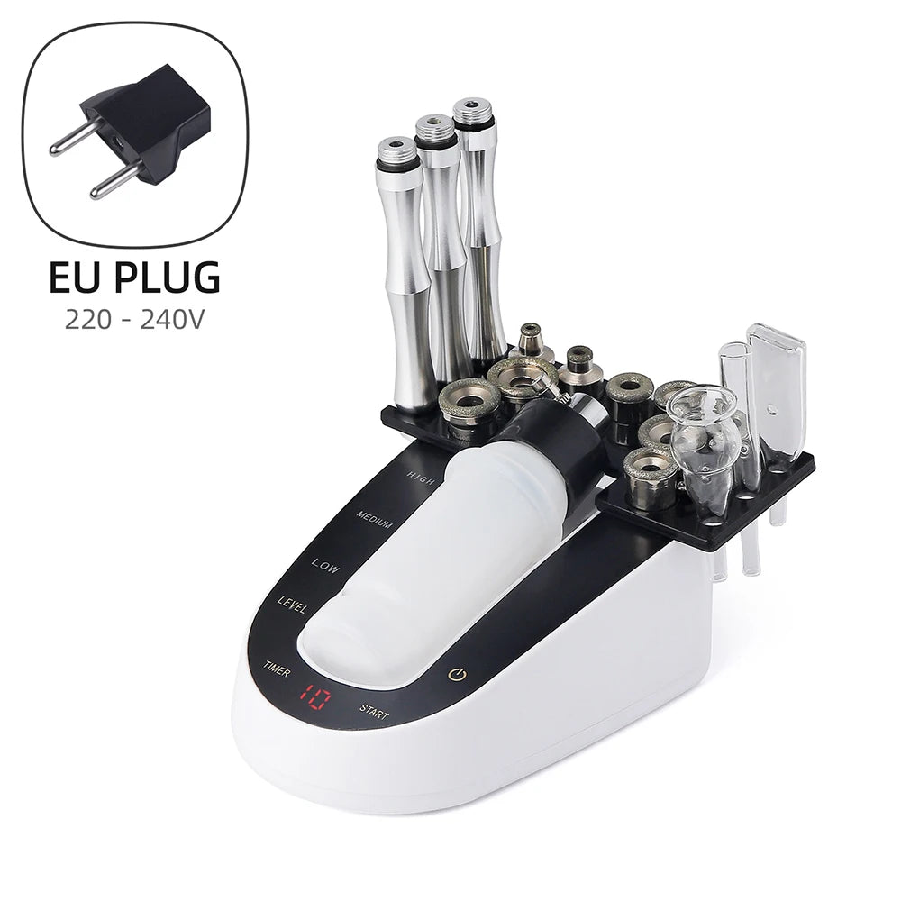 Home Use Facial Diamond Microdermabrasion Machine Face Peeling Beauty Machine Skin Exfoliation Pore Deep Cleaning SPA Skin Care