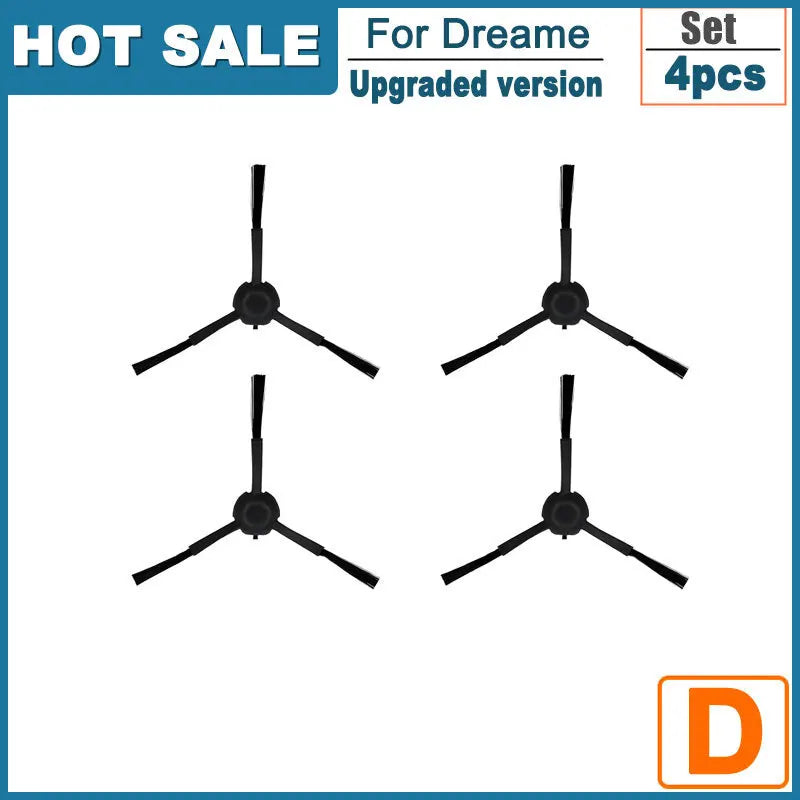 Fit For Dreame D9, D9 Max, L10 Pro, Trouver LDS Finder Roller Side Brush Mop Hepa Filter Vacuum Cleaner Accessory Part