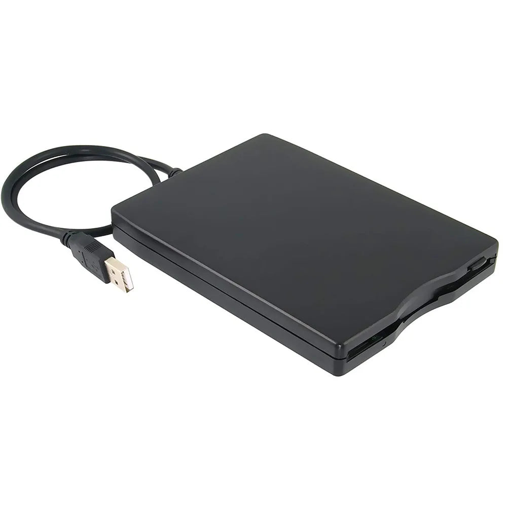 USB Floppy Disk Reader Drive 3.5" External Portable 1.44 MB FDD Diskette Drive for Mac Windows 10/7/8/XP/Vista PC Laptop Desktop