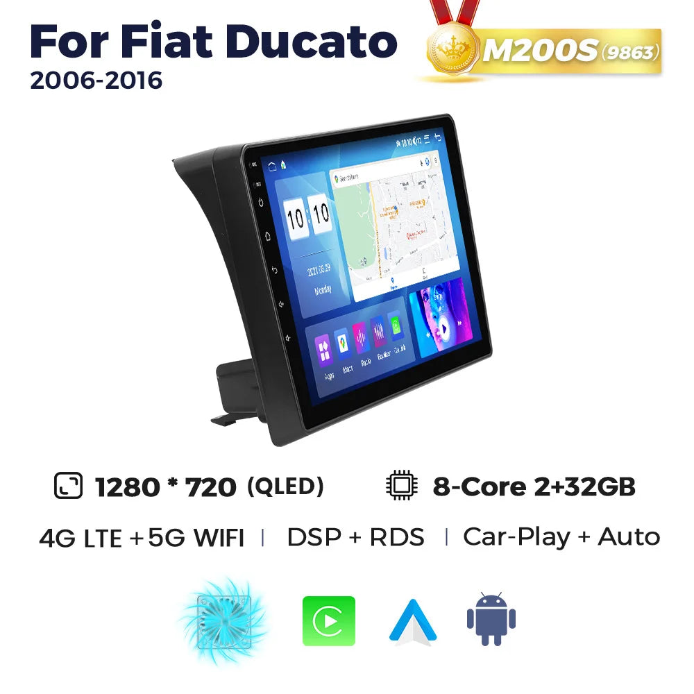 MEKEDE For Fiat Ducato Peugeot Boxer Citroen Jumper 2 2006-2022 UIS7862S 9'' Car Radio Multimedia Player Audio Stereo Head Unit