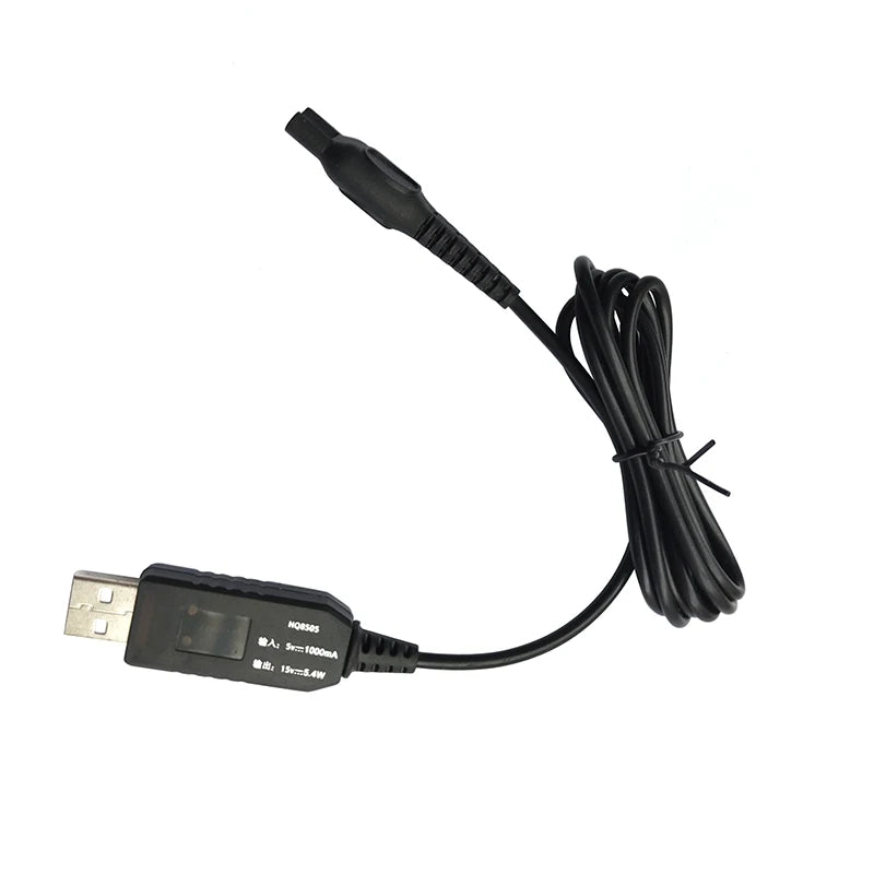 HQ8505 15V Razor USB Charger Cable for Philips Electric Shaver Series 3000 5000 7000 9000 Power Supply Wire not for 4.3V 5V 8V