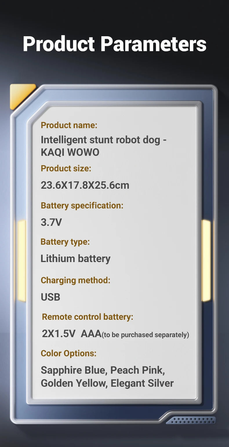 Brand New JJRC R27 Remote Control Robot Dog Voice Control Intelligent Talking Walking And Dancing Light Play Cute Children Gifts