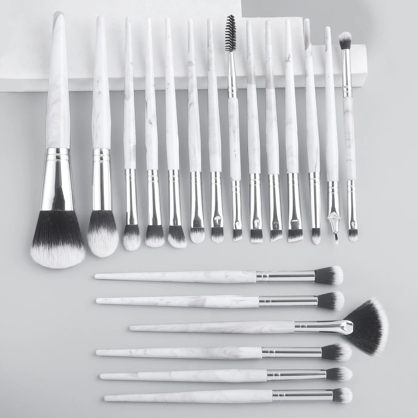 Makeup Brush Sets , 20pcs Plastic Daily Durable multifunctional makeup brush for Mascara, Eye Shadow,Foundation