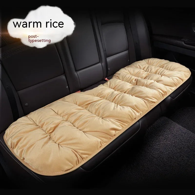 Winter Thickened Car Seat Cover Non-slip Comfortable Warm Seat Cover Seat Protector Car Front/rear Seat Cushion Accessories