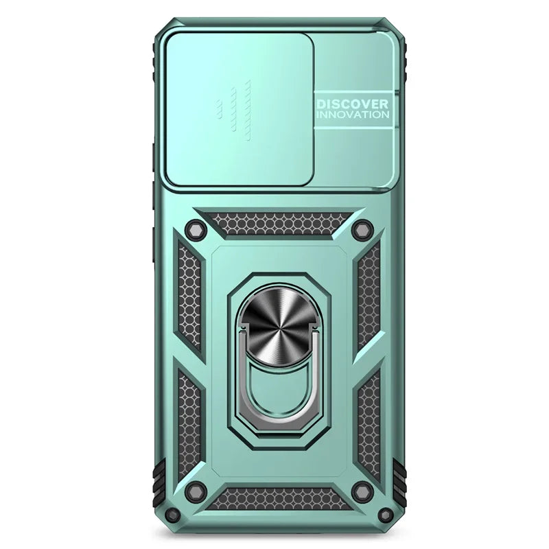 For Xiaomi 14T 13T Pro Case Ring Stand Car Magnetic Holder Phone Cover for Redmi 14C Case Shockproof Lens Protection Funda
