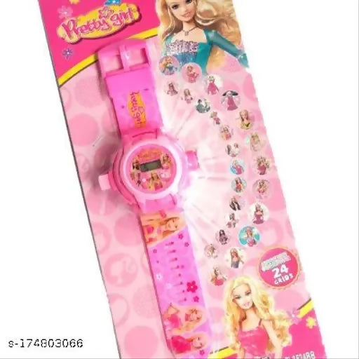 Pretty Girl Digital Magical Character Projection Watch for Kids