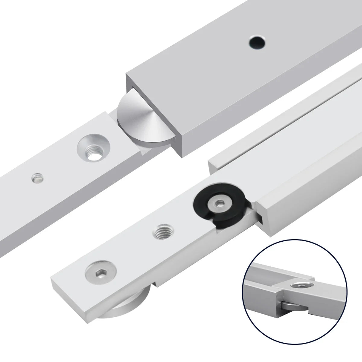 T Tracks Hardware Red Woodworking T Slot Slider Practical Pusher Modification Metal Miter Tool Bar Limit