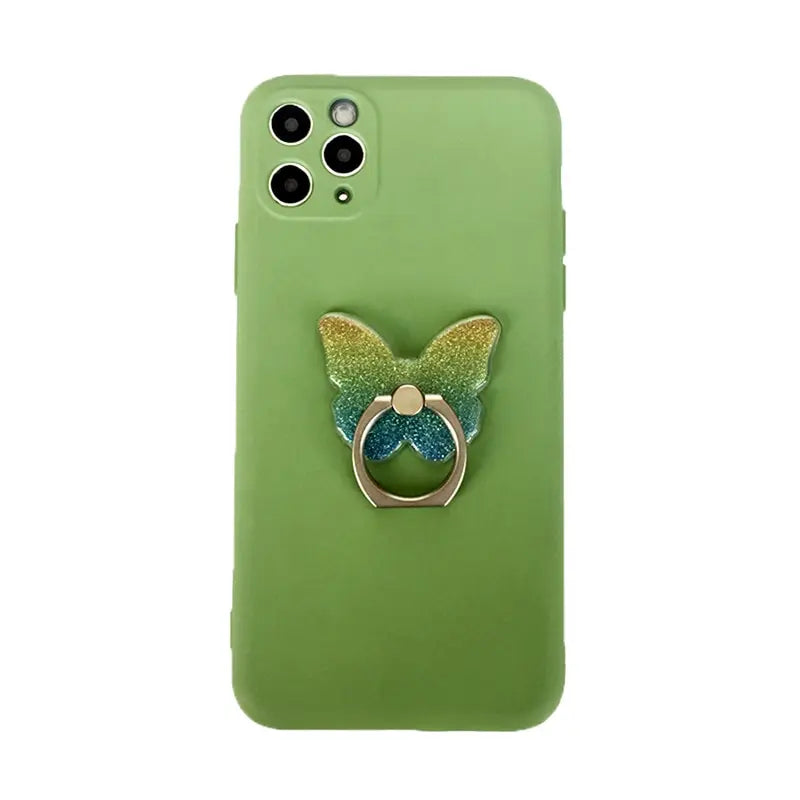 Universal Beautiful Butterfly Mobile Phone Handle Holder Suitable Mobile Phone Ring Holder Mobile Phone Holder Socket