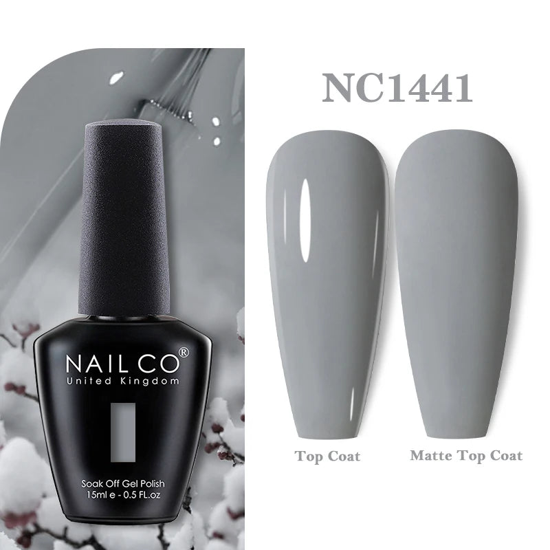 NAILCO Gel Nail Polish 15ml Nail Art Vernis Semi Permanent Soak off UV Gel Polish Gel Manicure Nail Varnish Nail Color Ongles