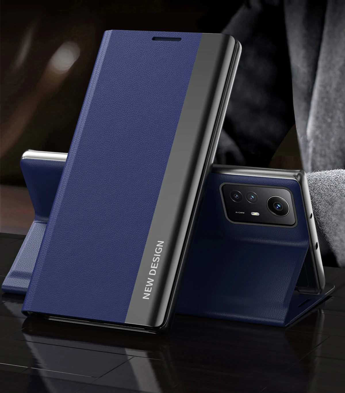 Flip Case For Xiaomi 15T Mi 14T Pro 14 T Mi14T 13T Redmi 15C 14C 13C Side Window Shockproof Luxury Litchi PU Leather Stand Cover
