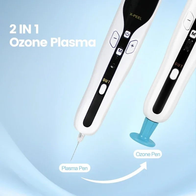 Professional 2 in 1 Plasma Pen Ozone Anti Acne Pen Sterilize Acen Skin Spot Remover Face Lifting Skin Eyelid Lift Mole Removal