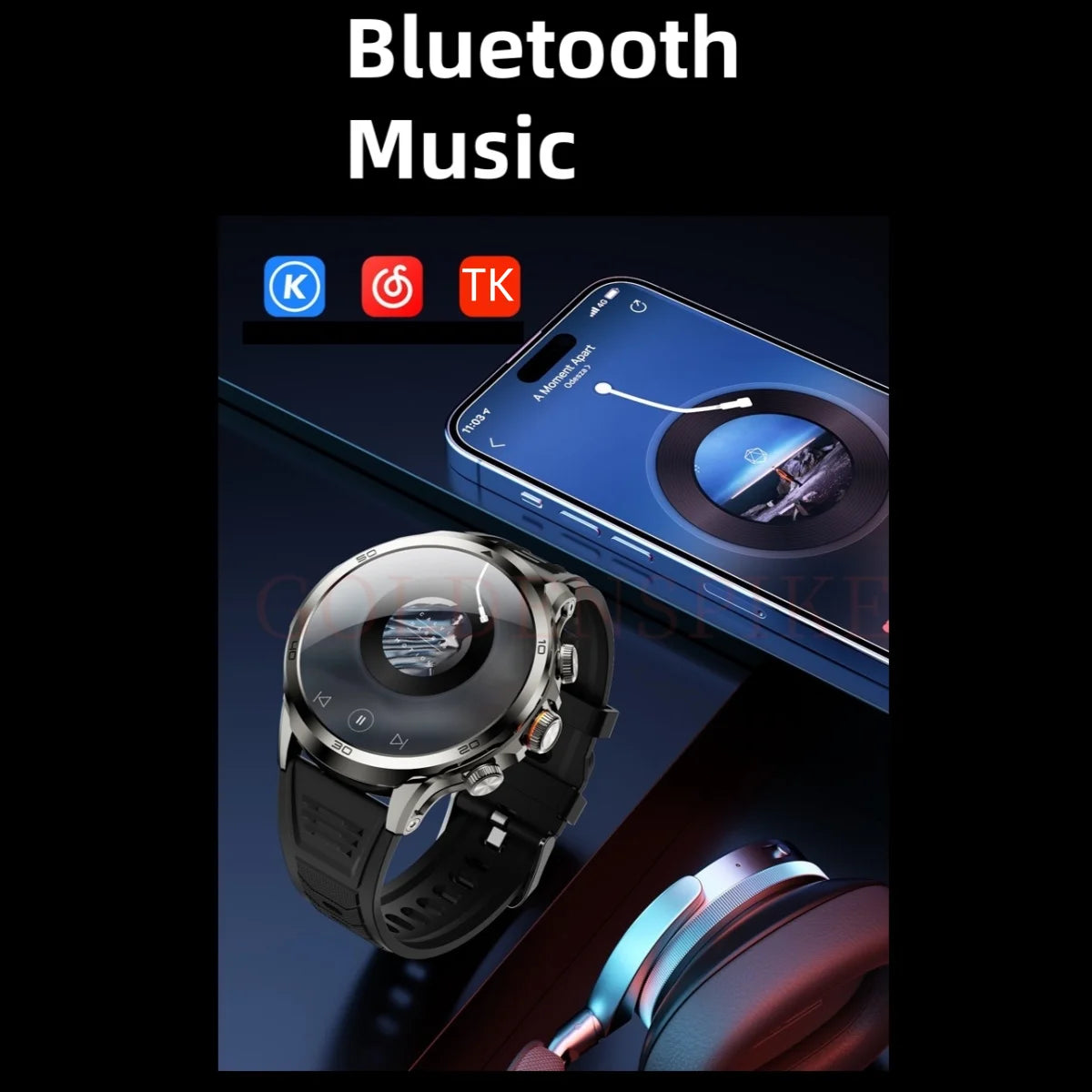 Original H19 4G Full Netcom 128GB Smartwatch Android 9.0 With Power Bank 1.95 inch Amoled Screen Camera GPS WIFI Smart Watch Men