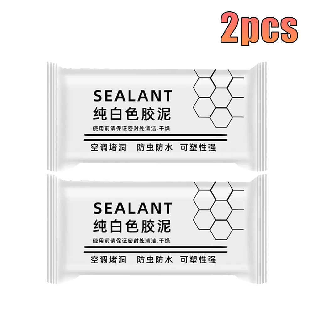 1-20pcs Waterproof Duct Seal Clay Silicone Putty Rubber Repair Air Conditioning Hole Moldable Repair Pipe Mastic Waterproof Glue