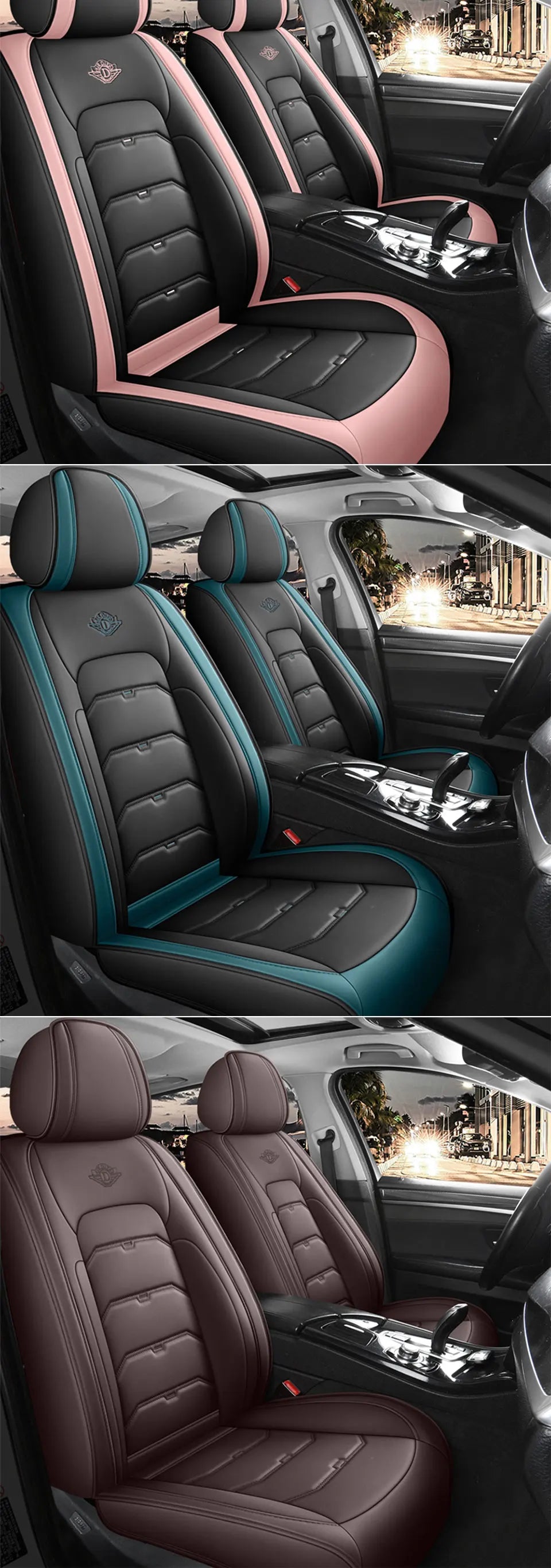 Universal Front Car Seat Cover for Volkswagen Polo Golf VW Passat Jetta Touran Variant Magotan Touareg Auto Interior Accessories