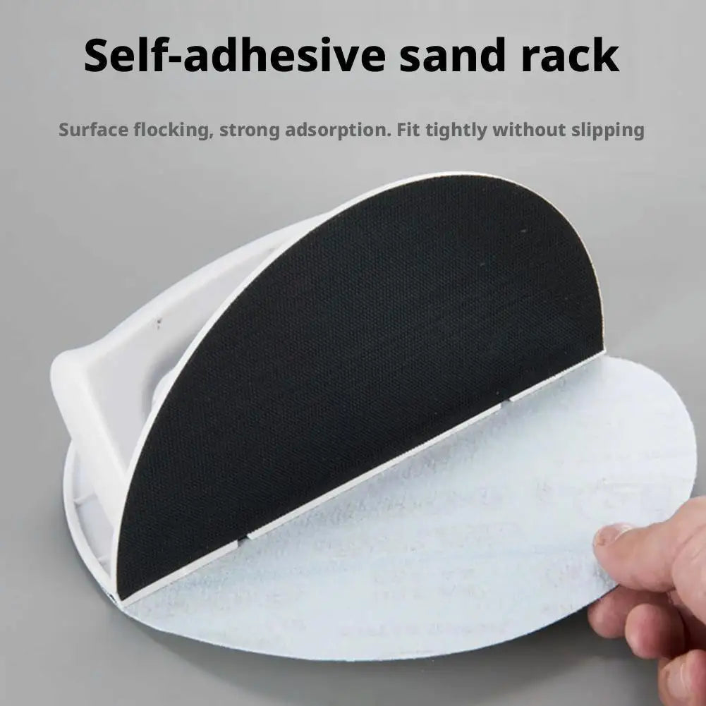 Semi-Round Angle Sander with Replaceable Sandpaper - Multi-Purpose Sanding Tool for drywall surfaces,Ergonomic Non-Slip Handle