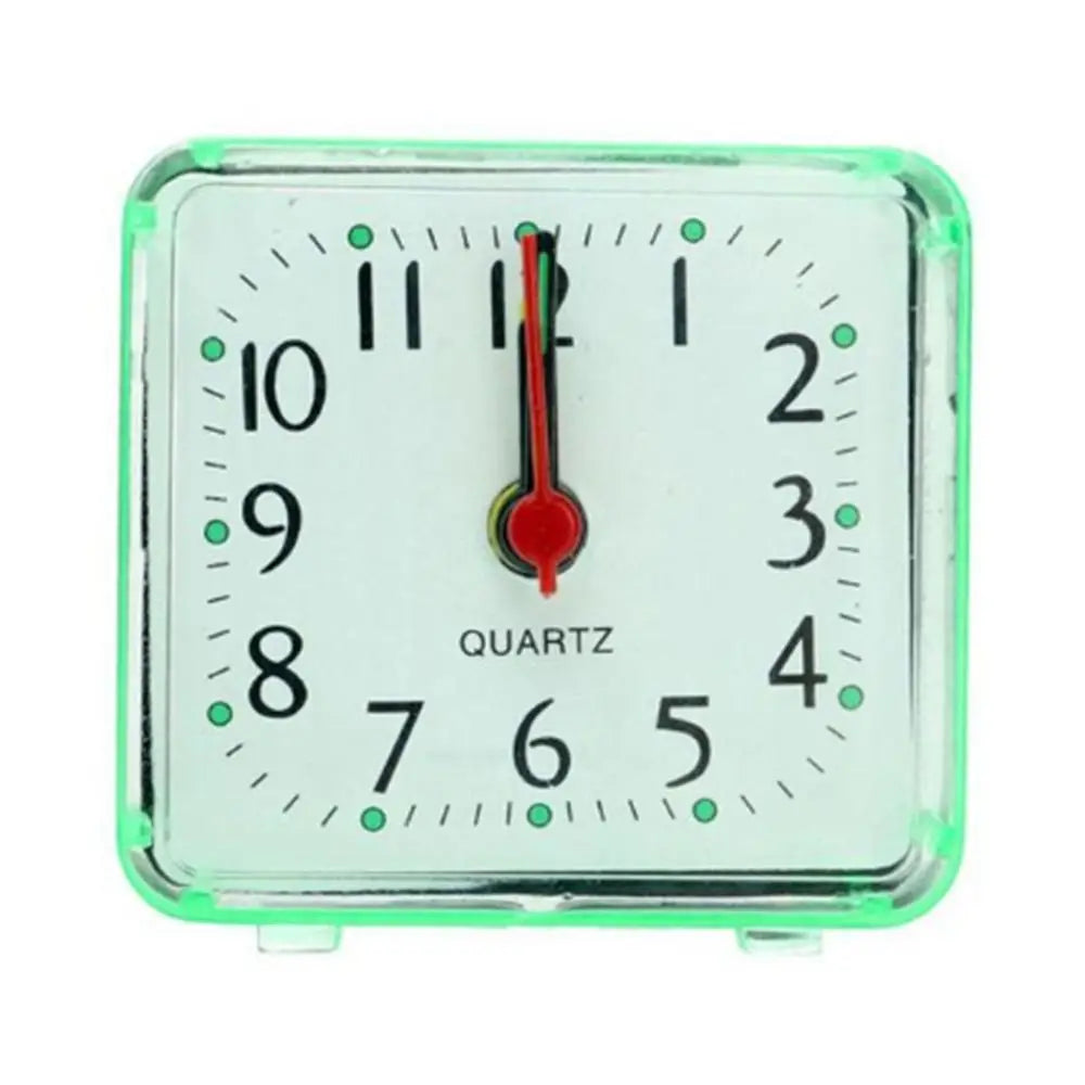 Mini Table Mute Clock Square Jelly Color Creative Alarm Clock