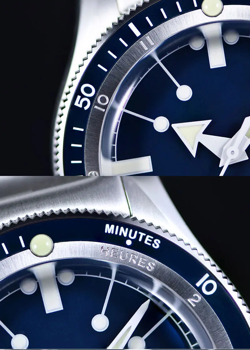 SEA KNIGHT Men Diving Watch 200M Waterproof C3 Luminous 316L Steel Mesh Belt Sapphire Crystal NH35A Automatic Mechanical Watch