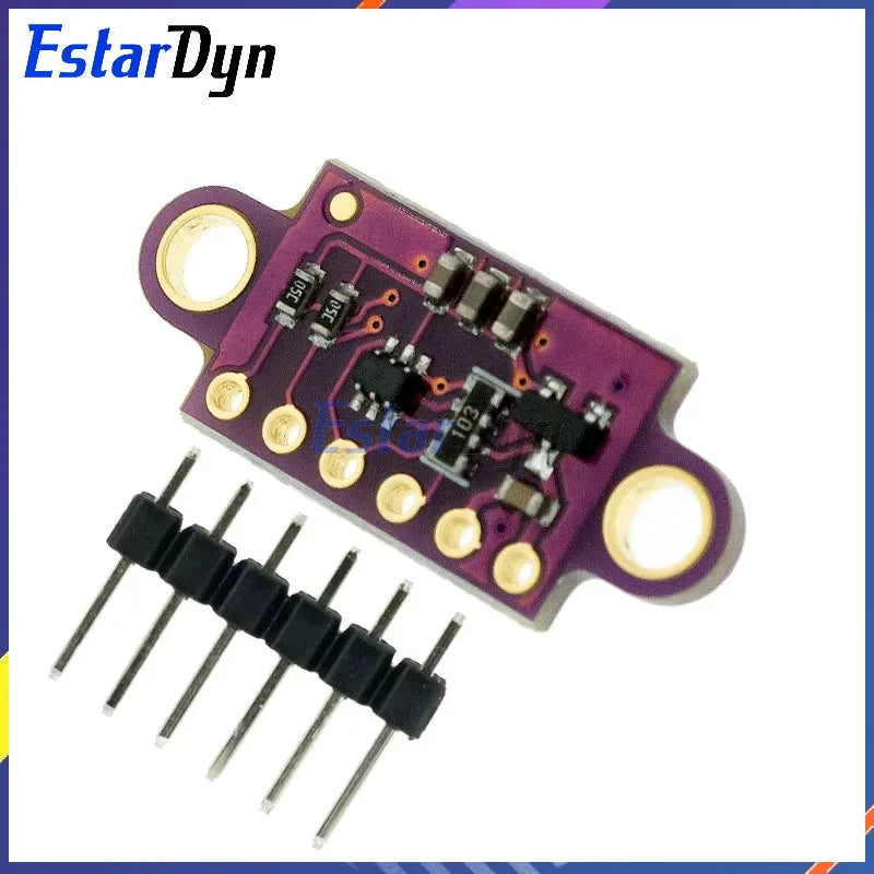 Estardyn VL53L0X Time-of-Flight (ToF) Laser Ranging Sensor Breakout 940nm GY-VL53L0XV2 Laser Distance Module I2C IIC 25MM*10.7MM