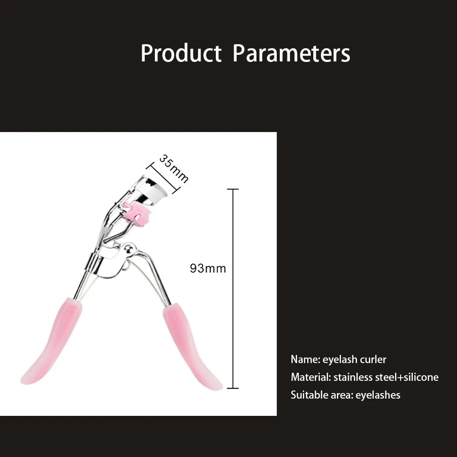 Silicone Handle Eyelash Curler Practical Eyelash Curler Wide Angle Curler Suitable For Beginners In Beauty And Makeup Tools