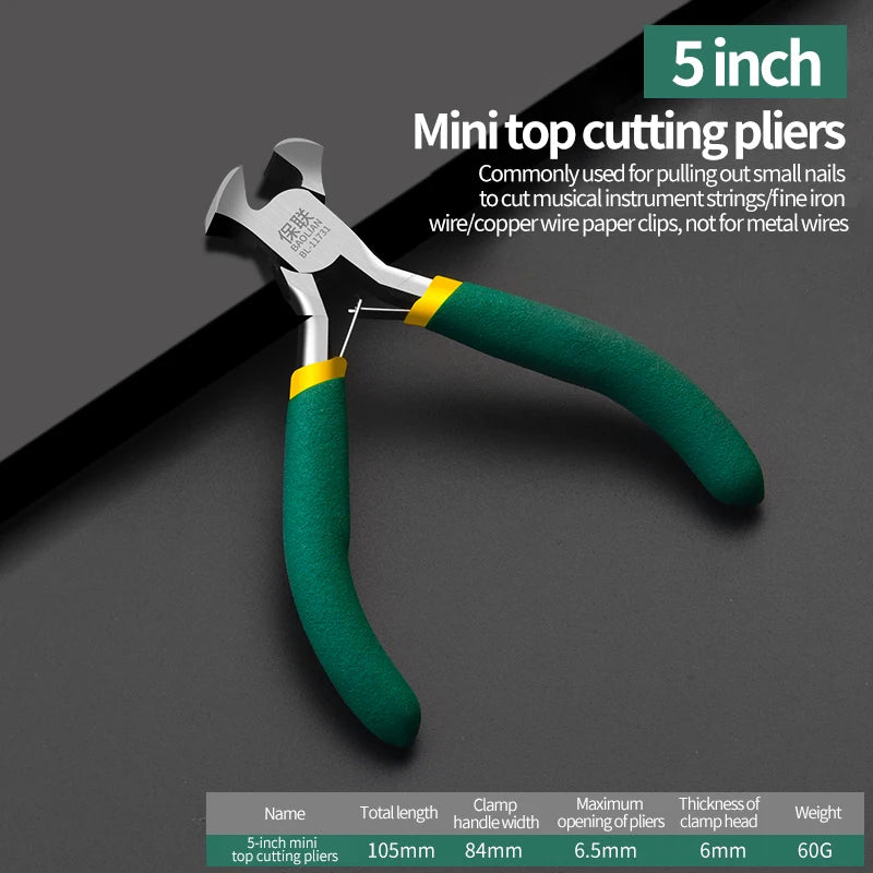 5 inch mini pliers new jewelry making beading multifunction tool diagonal steel wire pliers for jewelry making DIY Tools