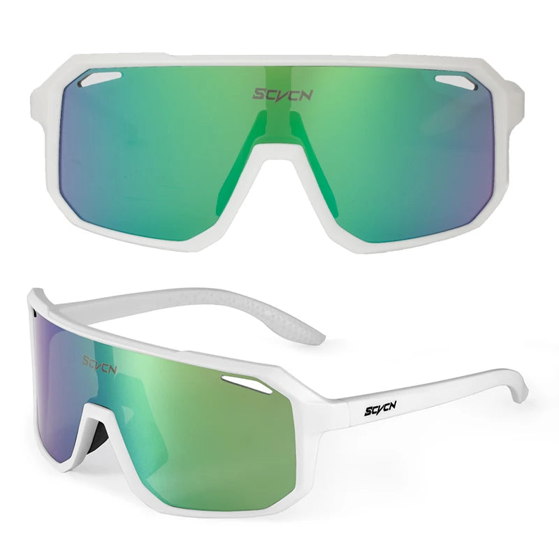 SCVCN Cycling Sunglasses Men MTB Road Driving Bike Glasses Outdoor Sports Women Bicycle Cycling UV400 Protective Glasses New
