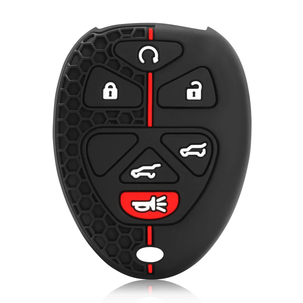 Silicone Remote Car Key Cover For Chevrolet Tahoe Suburban Gmc Yukon For Cadillac Escalade Car Key Case Protector Accessories