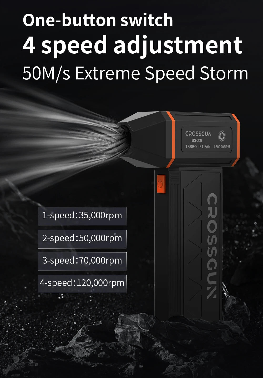 CROSSGUN New X31 Jetfan Strong Mini Turbofan Ventilateur Portable Handheld With Dust Elimination hurricane storm x31 Air Blower