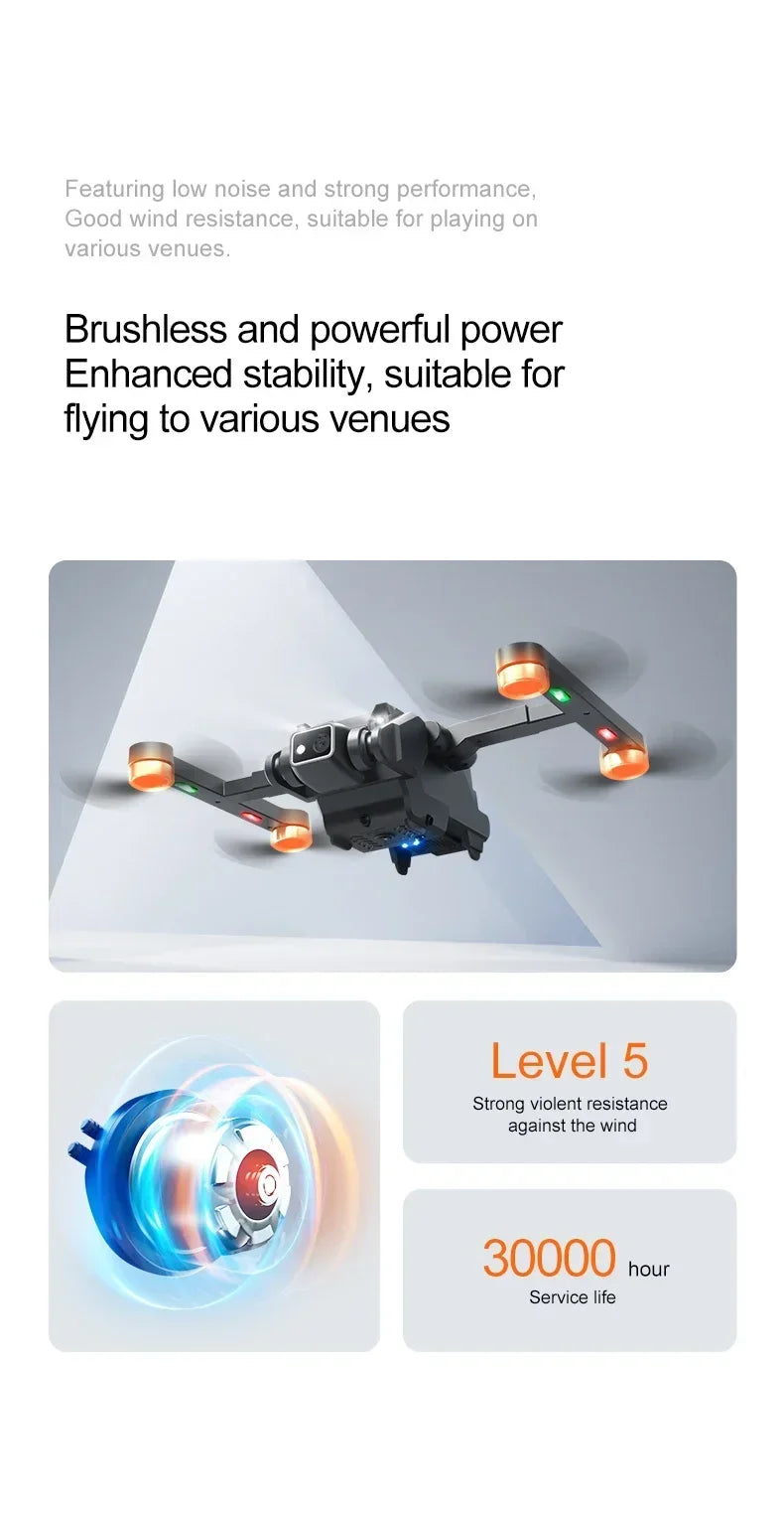 RG700 PRO GPS Drone 5G 8K Professional Camera Obstacle Avoidance Aerial Photography Brushless RC Foldable Quadcopter Toys Gifts