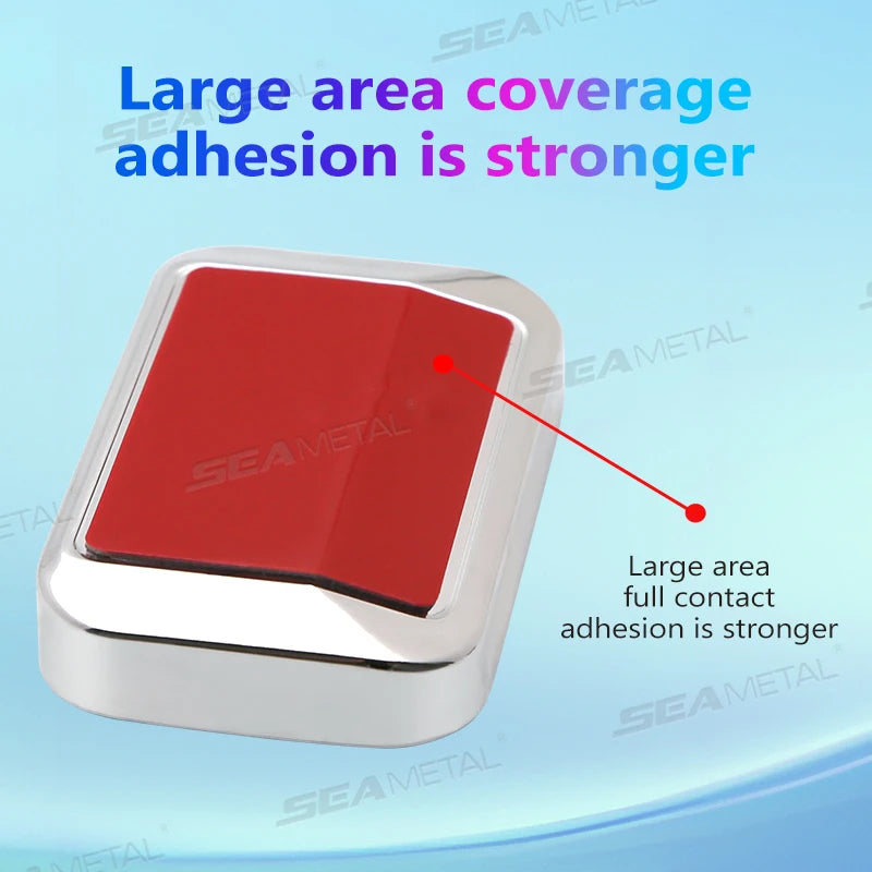 SEAMETAL Car Rearview Mirror Auxiliary Blind Spot Wide-angle Mirror Adjustable Mirror Exit The Car Auxiliary Observation Mirror