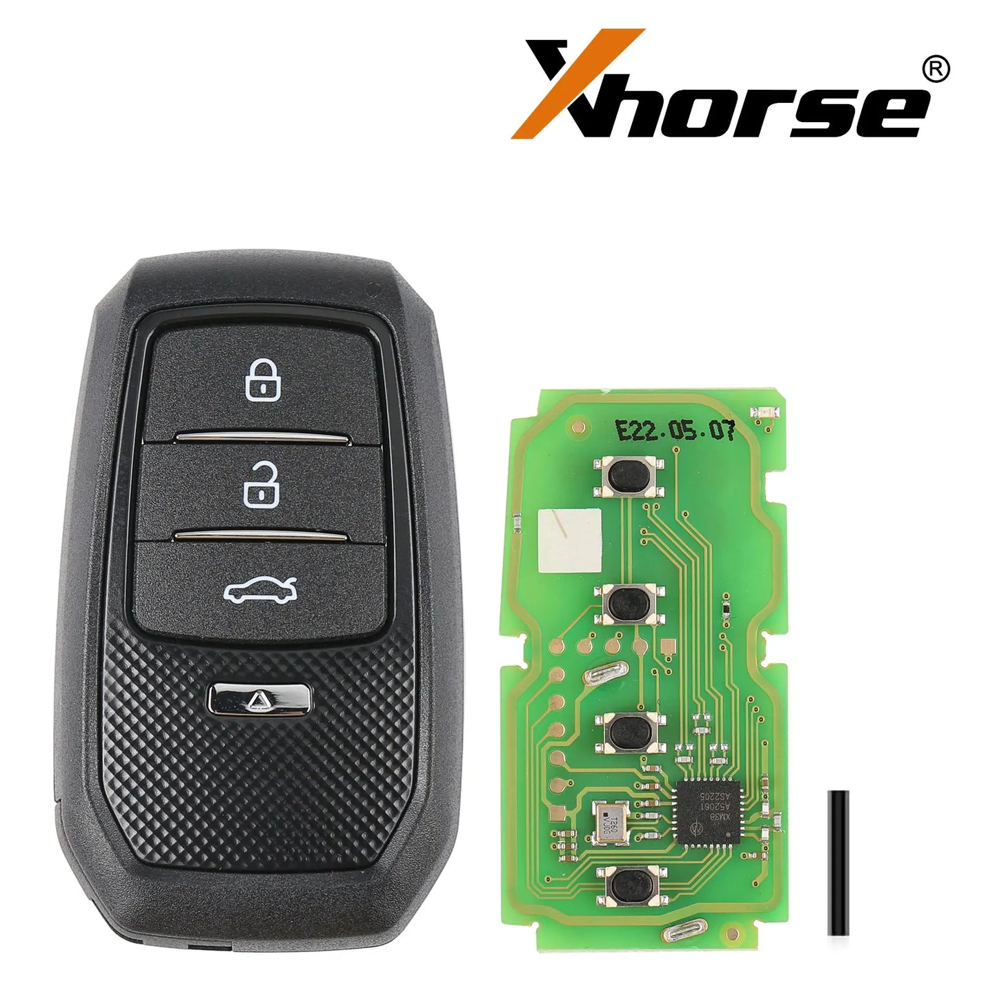 1PCS/LOT Xhorse XSTO01EN TOY.T for Toyota XM38 Smart Key with Key Shell Support 4D 8A 4A