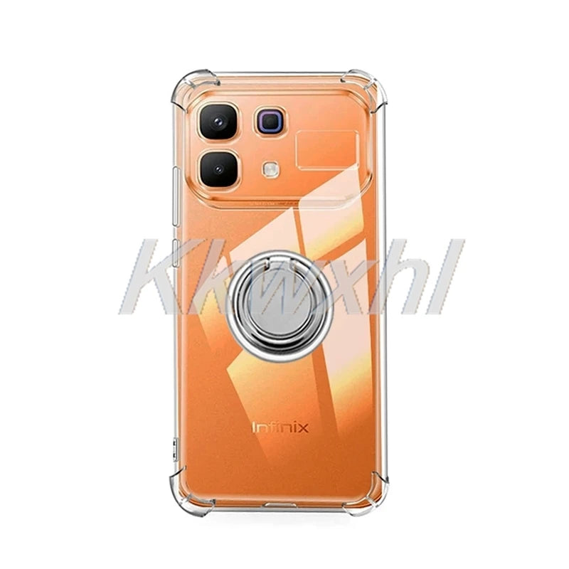 For Infinix Note 60 Pro Edge Note60 60Pro X6887 X6878 X6879 Back Ring Holder Bracket Phone Case Original Shockproof Cover