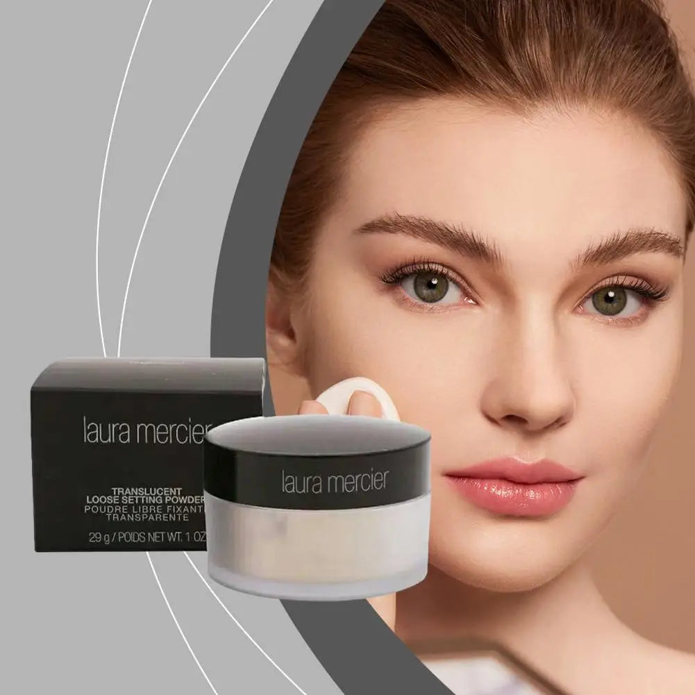 29g Lau Mercier Loose Powder make up Oil Control Breathable Waterproof Lasting Setting Powder Women's Cosmetics Powder
