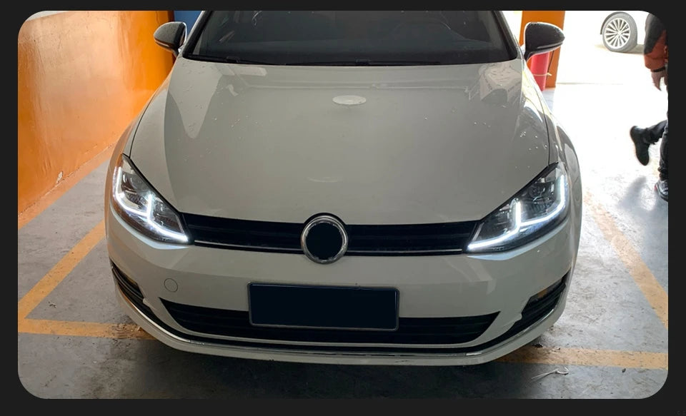 Headlights For VW Golf 7 MK7.5 Gti LED 2013-2020 Golf 7.5 Head Lamp Car Styling DRL Signal Projector Lens Auto Accessories Front