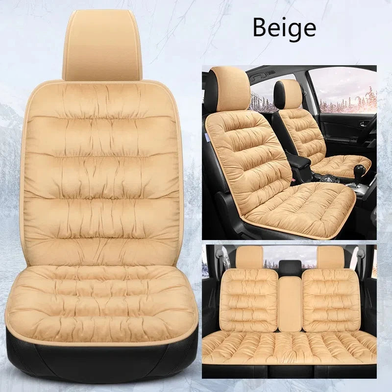 Car Seat Cushion Seat Cover General Front Rear Full Set Down Feather Breathable Protector Mat Pad Auto Accessories for Most Cars