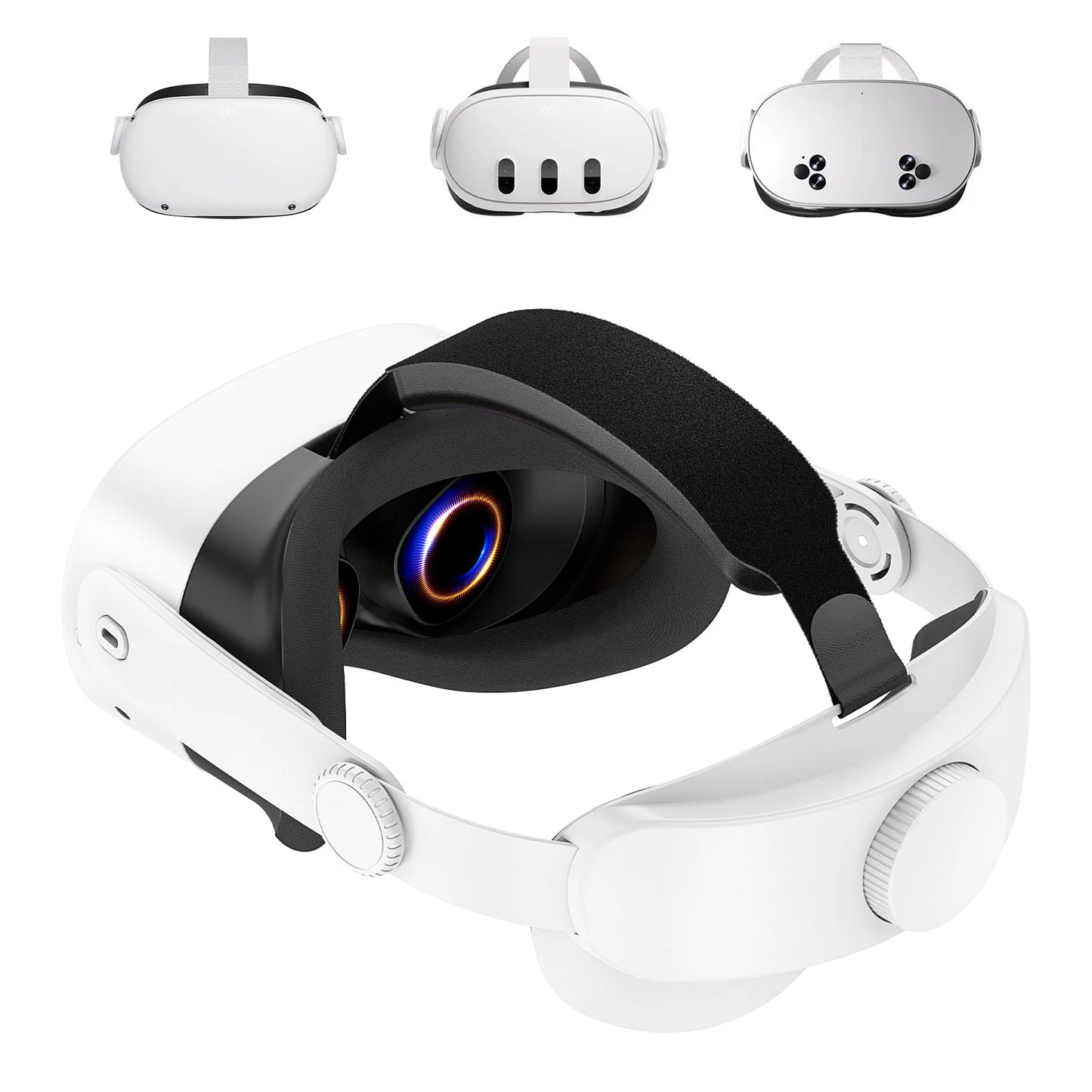 Headband compatible with Oculus Quest 2/Quest 3/3S, VR accessories, replaceable adjustable Elite Headband for enhanced comfort