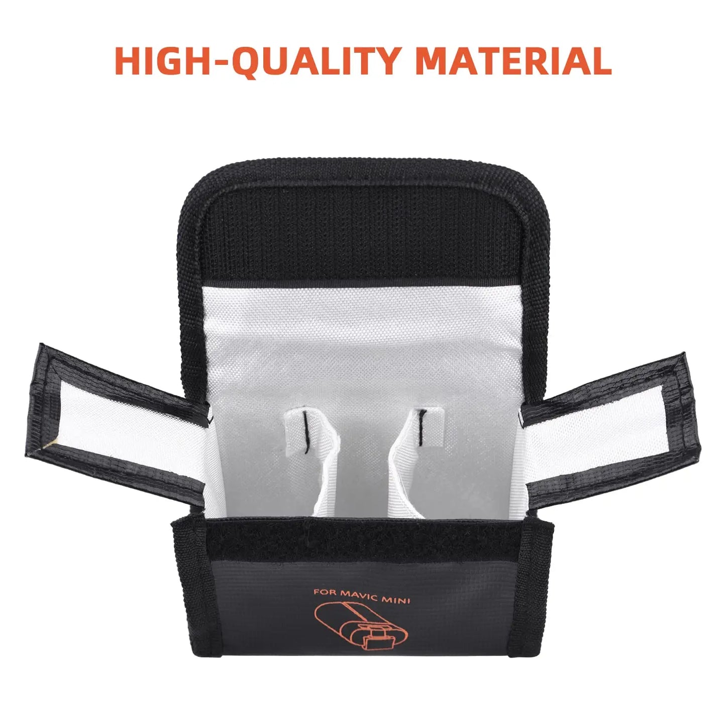 Lipo Battery Safe Bag for DJI Mini 2/Mini 2 SE/Mini SE/Mavic Mini Batteries Protection Storage Case Fireproof Explosion-proof