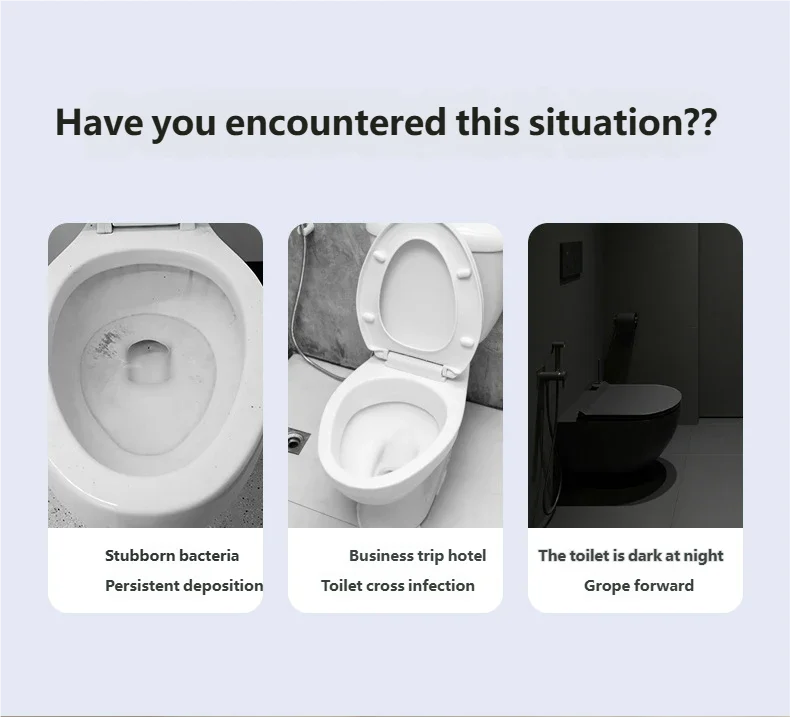 HOMEFISH New Toilet Sterilization Lamp Portable Mini Disinfection Lamp Home USB Charging Sterilizer