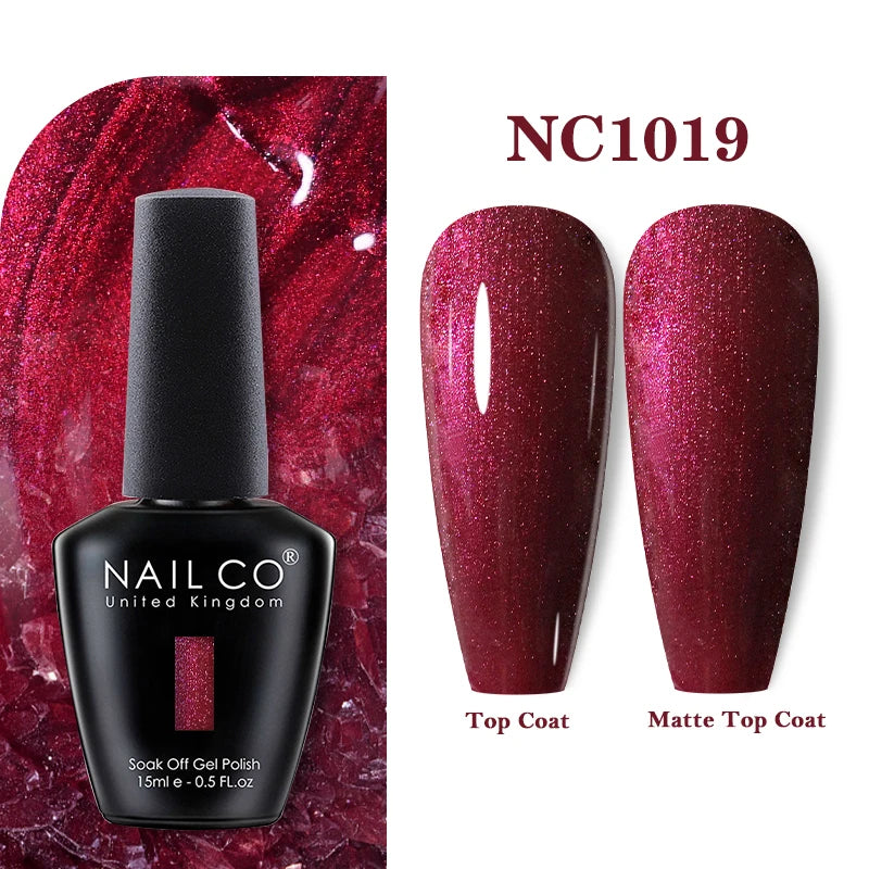 NAILCO Gel Nail Polish 15ml Nail Art Vernis Semi Permanent Soak off UV Gel Polish Gel Manicure Nail Varnish Nail Color Ongles